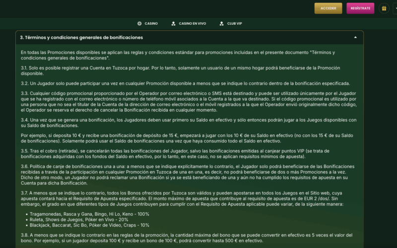 Guía esencial sobre bonos y promociones en Tuzoca